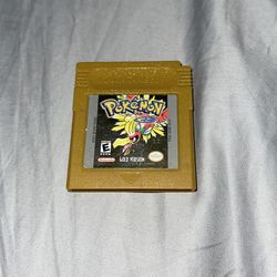 Pokémon Gold for the Gameboy Color
