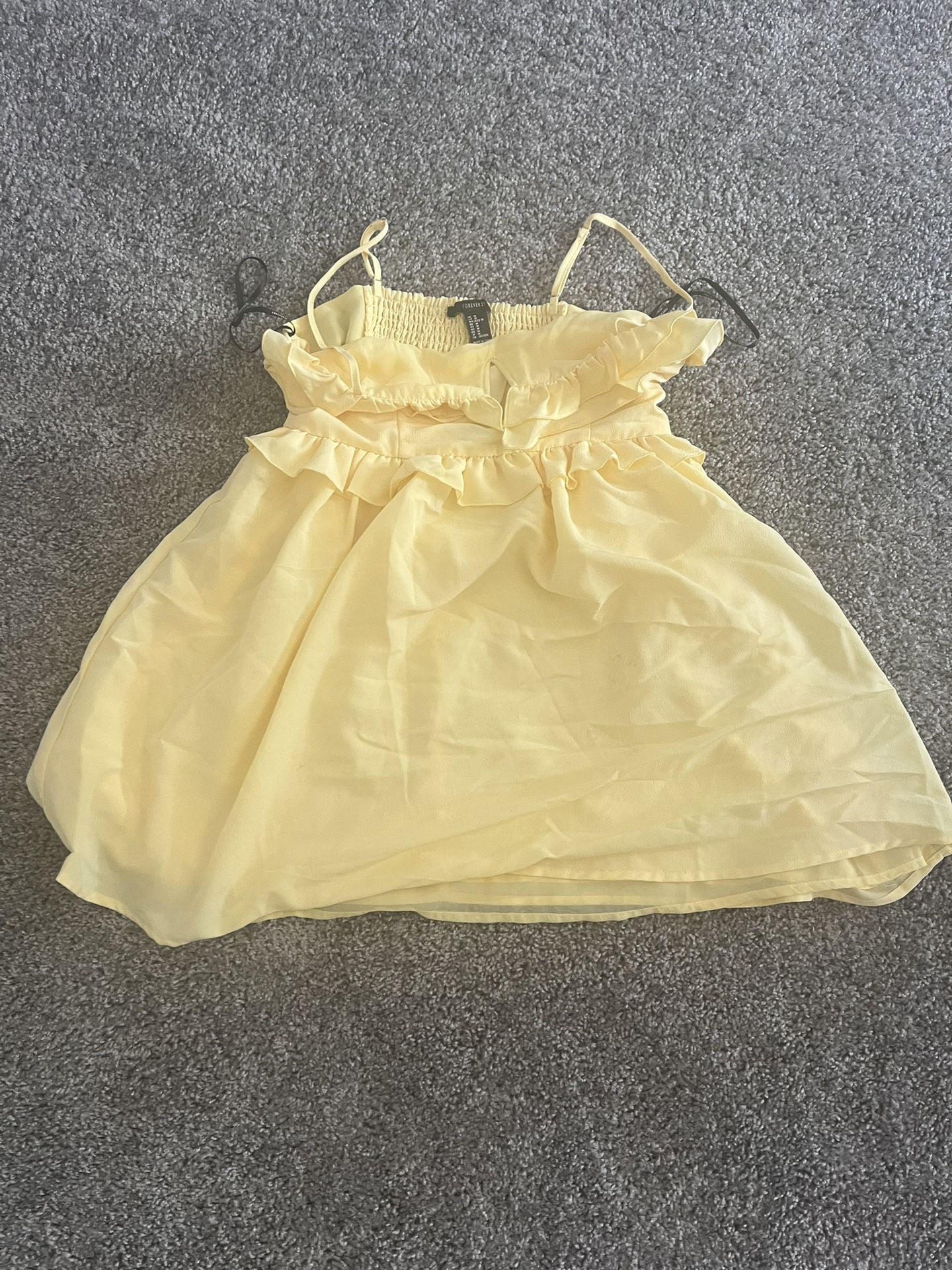Forever 21 Yellow Dress