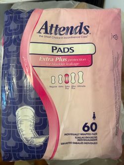 Attends Bladder Leak Pads - 60 count