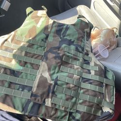 Point Blank Body Armor Vest w/ MOLLE – XL (45–49 Chest)