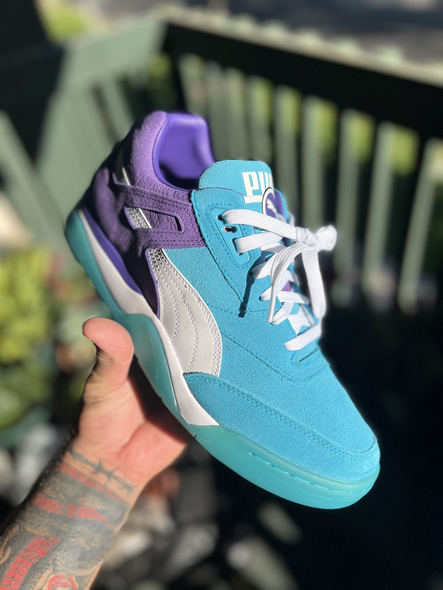 Puma Palace Guard Queen City Size 10.5 Hornets MB Shoes Athletic