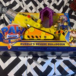 Paw Patrol The Movie Rubble’s Deluxe Bulldozer