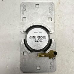 American Lock Security Hasp And Padlock #F2