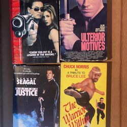 Old School Action Flicks VHS