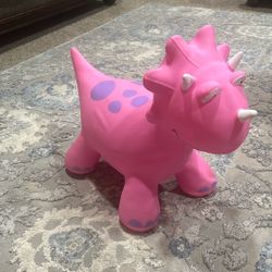 Pink “bounce buddies” Dinosaur 