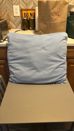 Free Big Light Blue Pillow