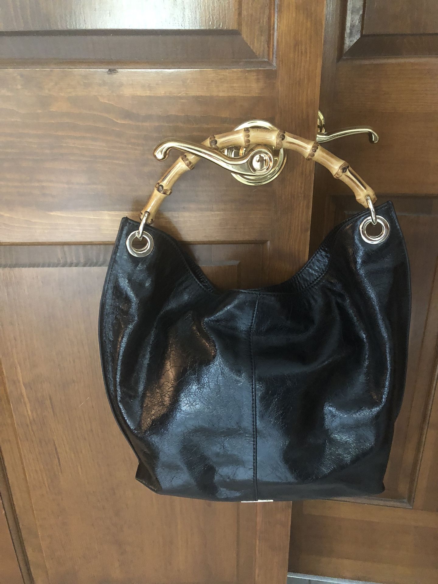 Vince Camuto Black Leather Bag