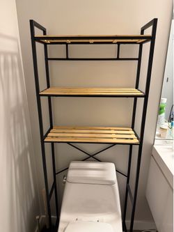 Over the toilet storage with 3 shelves - Brand New