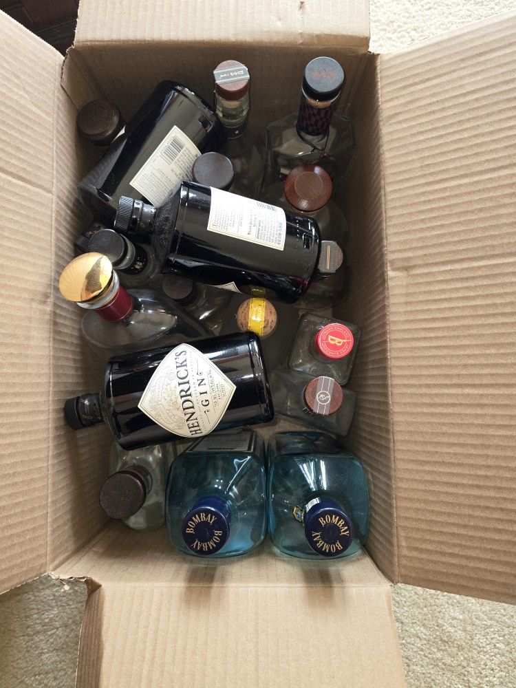 Free - Empty Liquor Bottles 