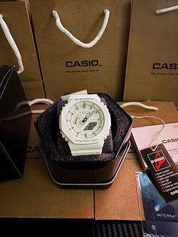 Casio G-Shock White Ana-Digi Watch