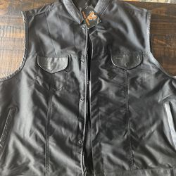 Vance Leather Vest 