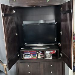 Armoire Entertainment Center All Wood