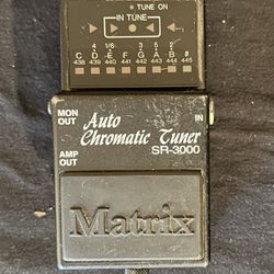 Matrix SR-3000 Auto Chromatic Tuner Pedal – Good Condition