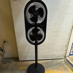 2 Air Ports Oscillating Fan, New