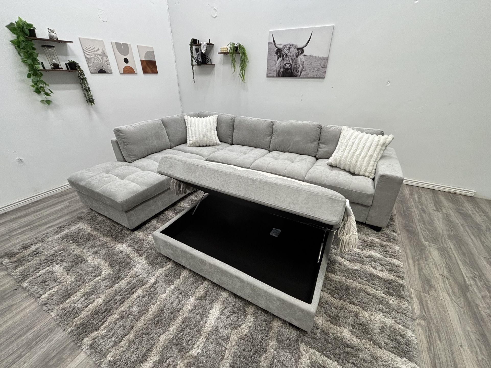 New In Box Sectional Couch - Free Delivery 