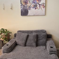 Oversized Corduroy Chaise 