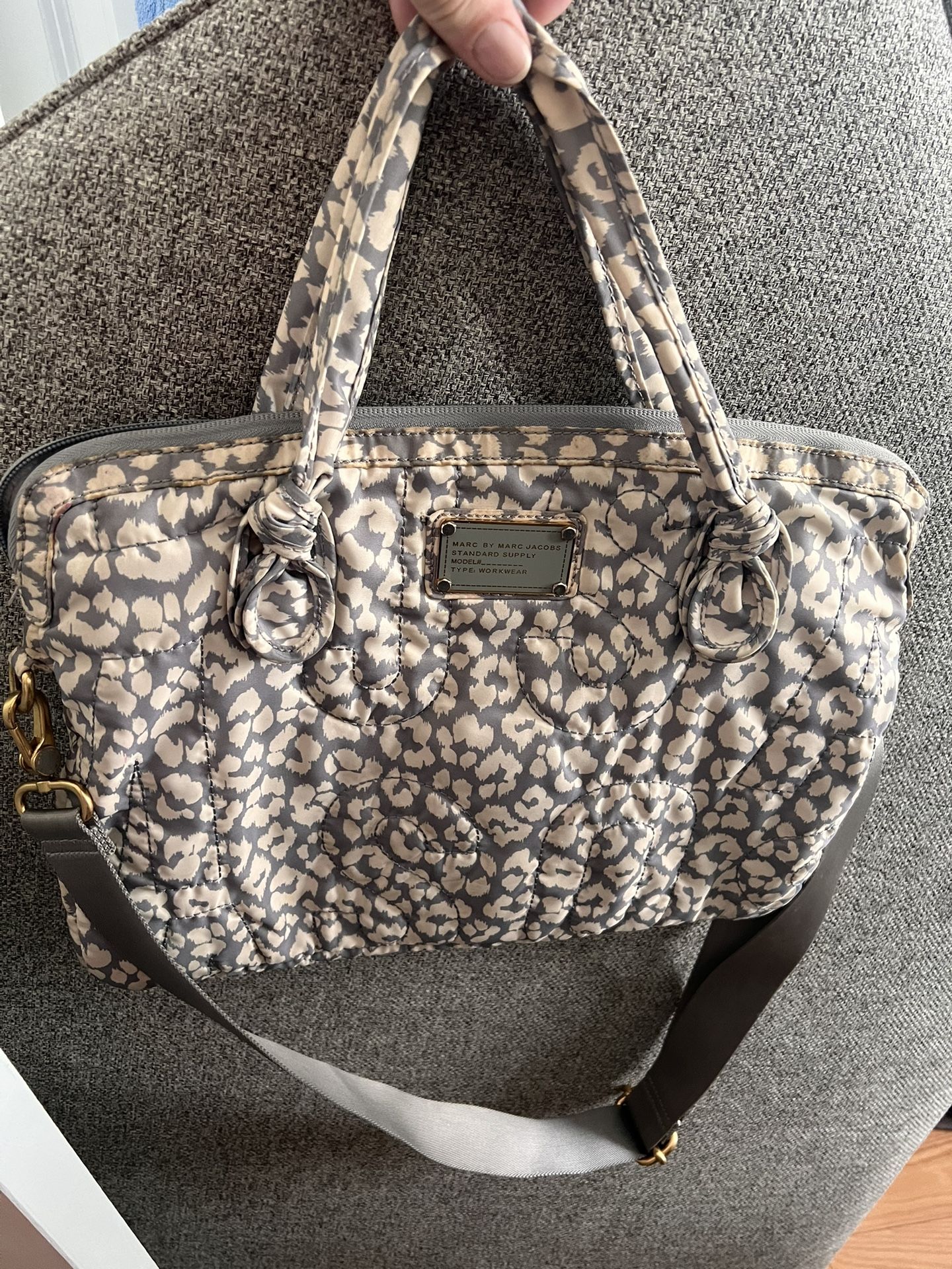 Marc by Marc Jacobs Purse Gray & White Floral