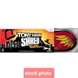 Nintendo Wii Tony Hawk Wireless Shred Board Controller NO DONGLE RECVR UNTESTED/BOARD ONLY/SOLD AS-IS/ PARTS/REPAIR. Good Cosmetic Condition. 
Experie
