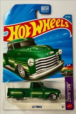 Hot Wheels La Troca Layin' Low Green Die-Cast Car
