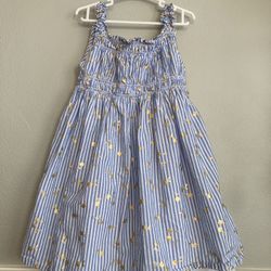 Isaac Mizrahi Girls Cherry Strip Dress Size 5
