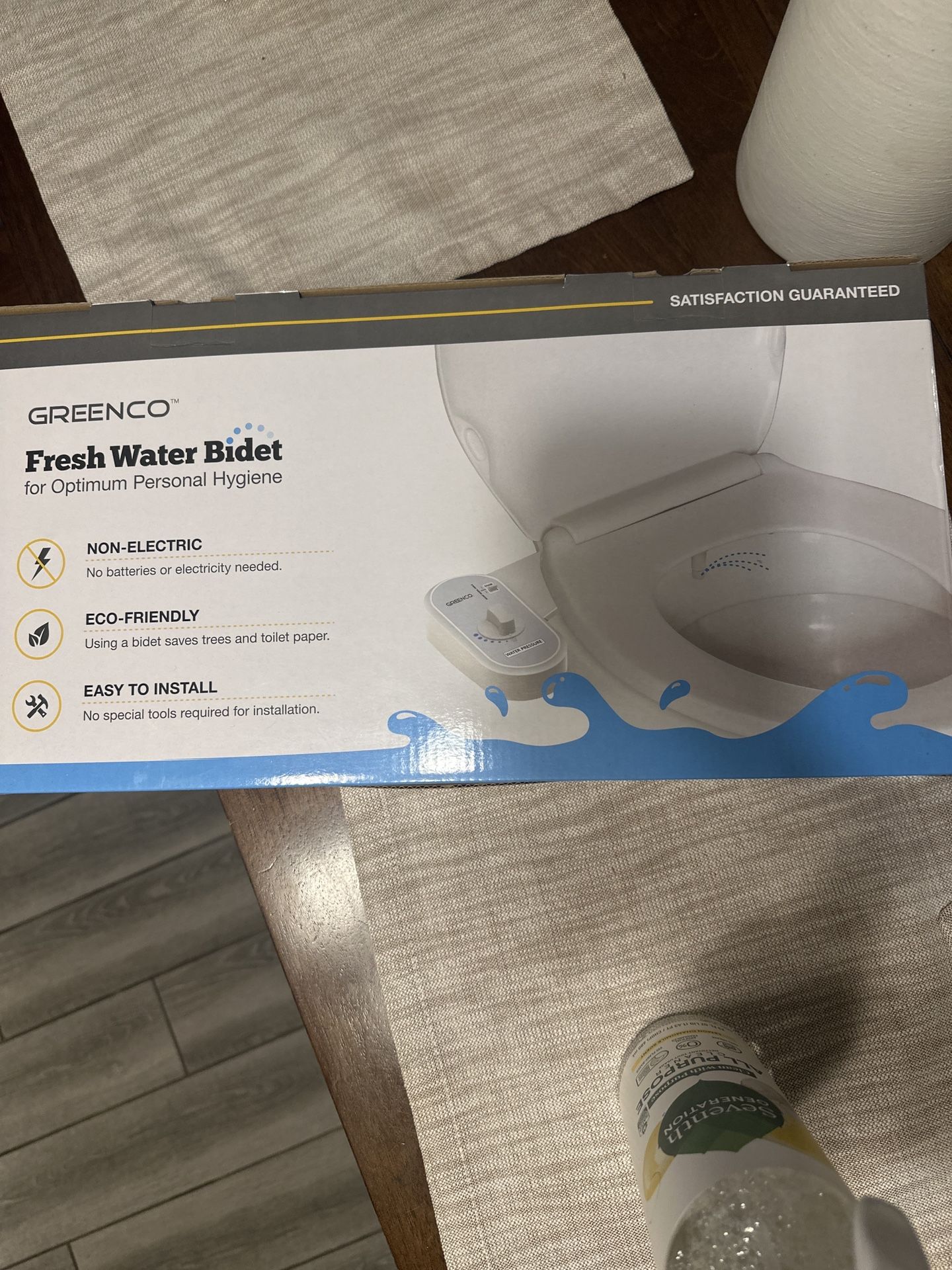 Greenco Fresh Water Bidet – Brand New, Never Used 