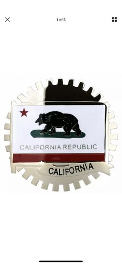 California car grill emblem