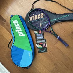 Prince Precision 690 Longbody 1/2 Tennis Racket And Bag With Accessories 