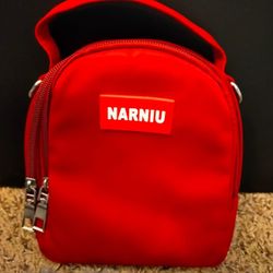 New Narniu Canvas Crossbody Messenger Handbag Unisex Pouch Red / Black / Blue