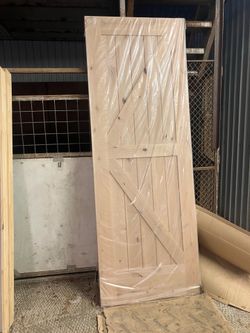 8-0X3-0 knotty Alder barn door.