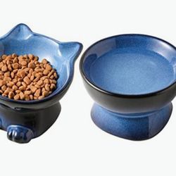 NEW Ceramic Uprise Food Water Pet P Bowls