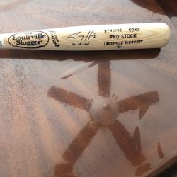 Corey Hart Auto Baseball Bat 