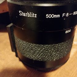 500mm Starblitz F8 Lens Canon $60