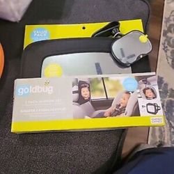 Goldbug 2 Pack Mirror Set for Rear and Forward Facing Car Seats