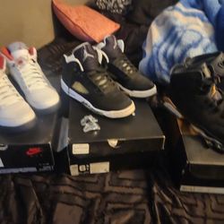 Jordans Retro 5's And 6's 
