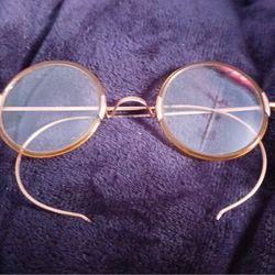 Antique Eye Glasses Spectacles Steam Punk Vintage