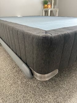 Queen Aireloom box spring and frame