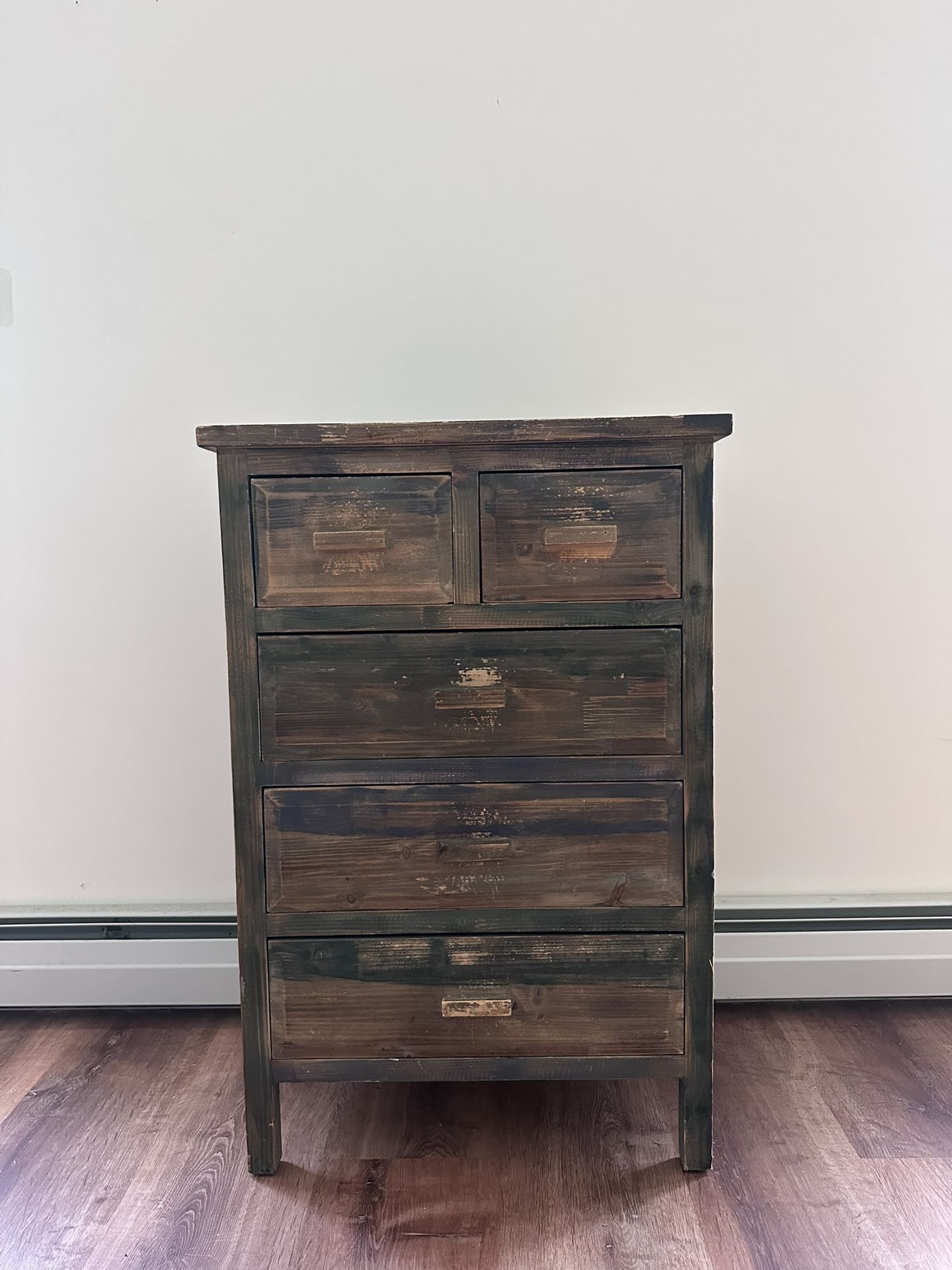 Rustic Small Chest of Drawers, Accent Storage Chest