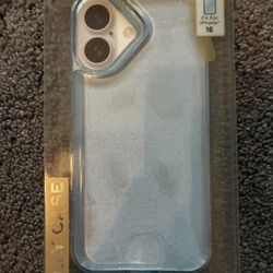 Brand New Blue Squishy Gel Phone Case iPhone 16