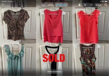 Women's  tops  -  $5  each