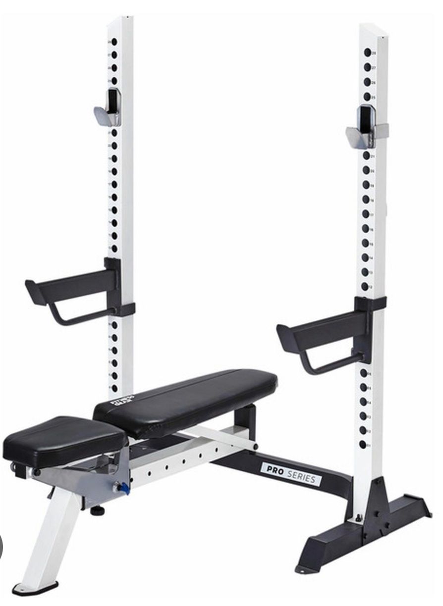 Pro Series Bench With Fitness Gear Weights 