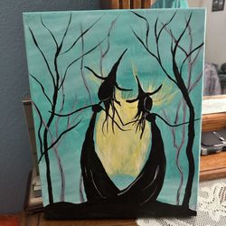 Painting Of Stick Trees 