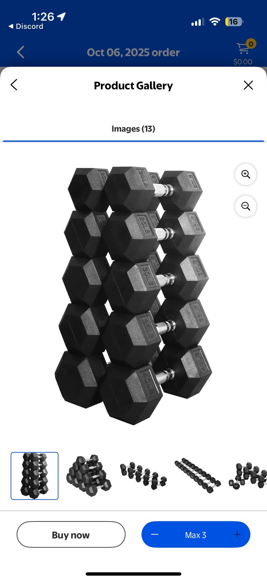Dumbbell Gym Set