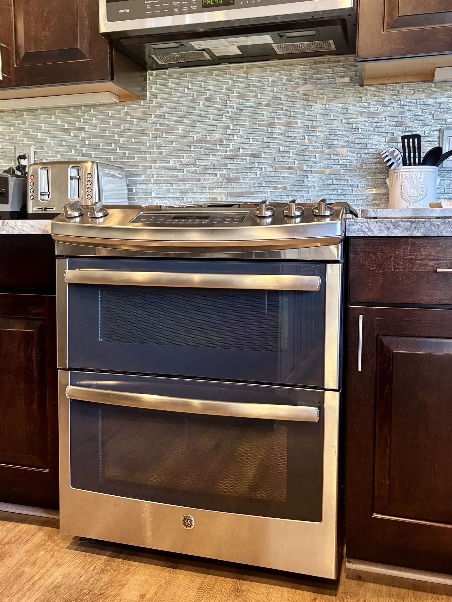 GE Gas Range Double Oven