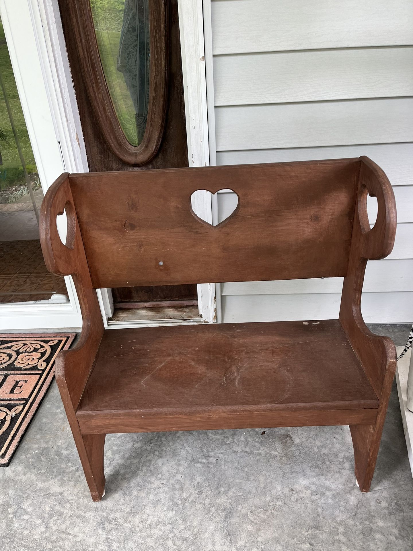 Small Wooden Bench