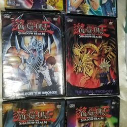 YuGiOh - DVD COLLECTION OF 6 - MAKE OFFER