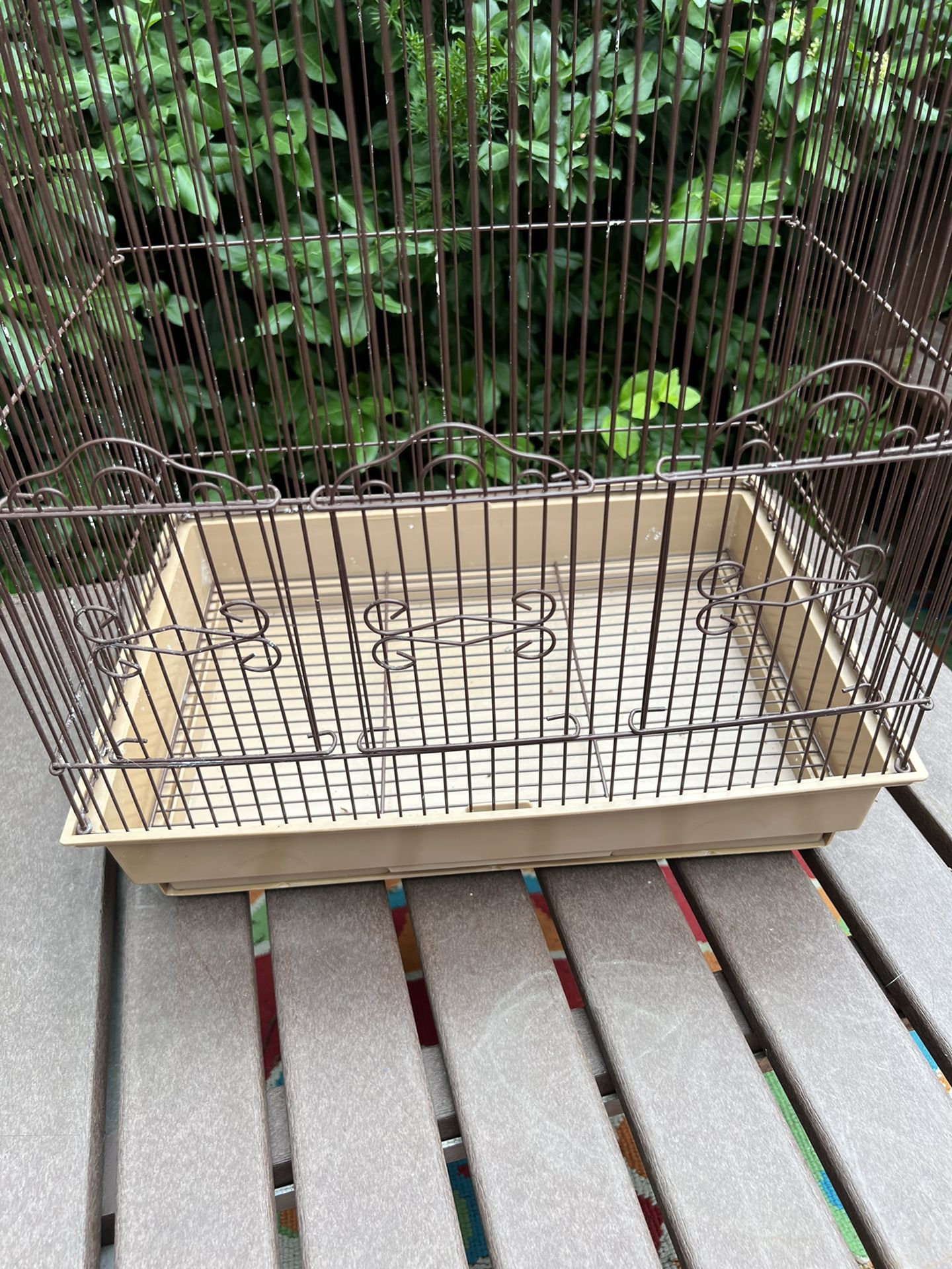 Beautiful Earthy Brown Pet Bird Cage