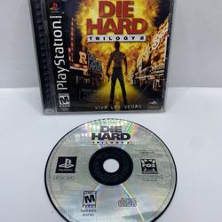 Die Hard Trilogy 2: Viva Las Vegas (Sony PlayStation 1, 2000) PS1 Complete CIB