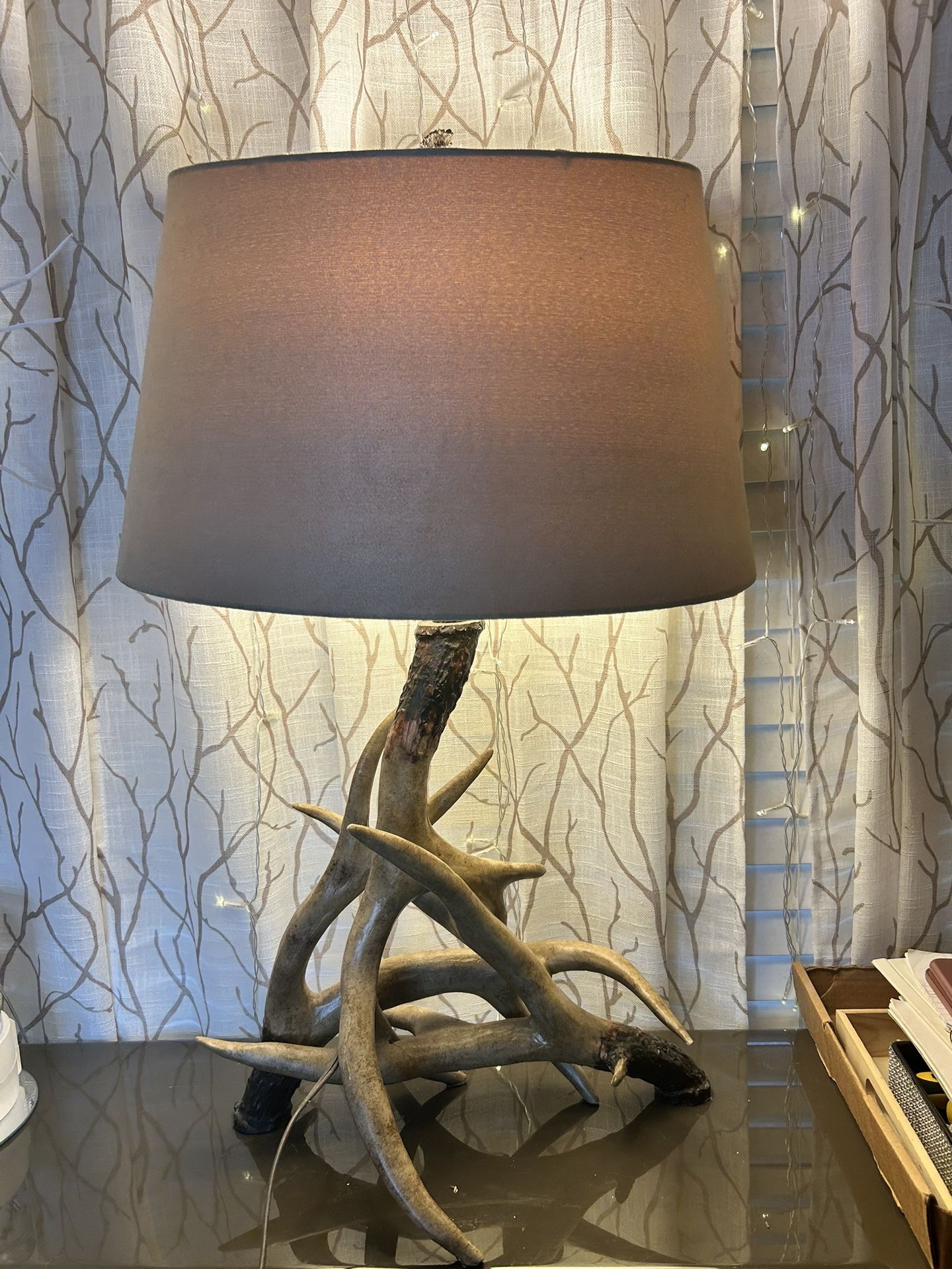 Crestview Collection Deer Shed Table Lamp – Rustic Lodge Decor