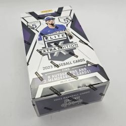 2023 Panini Elite Extra Edition Baseball Factory Sealed Hobby Box
