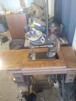 A singer sewing machine made in 1860